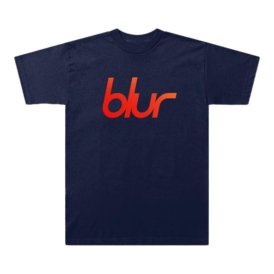 Blur Logo Navy T Shirt